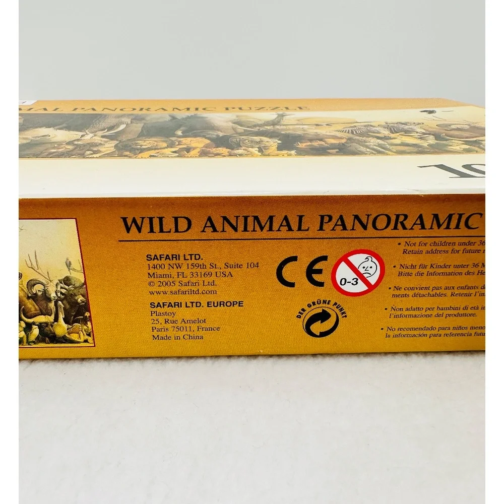 NIB, Animal Panoramic 1000 Puzzle, Image by Haruo‎ Takino